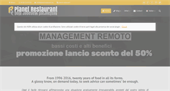 Desktop Screenshot of planetrestaurant.eu