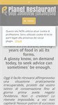 Mobile Screenshot of planetrestaurant.eu